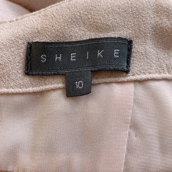 SHEIKE Blush Pink Tulip Skirt Midi Dress Size 10 - Picture 11 of 11